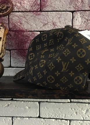 Бейсболка - в стиле louis vuitton (supreme,коричневая)2 фото