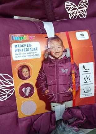 Lupilu® куртка зимняя на девочку 2-3 года, германия.5 фото