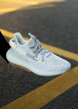 Женские кроссовки adidas yeezy boost 350 static reflective 365 фото