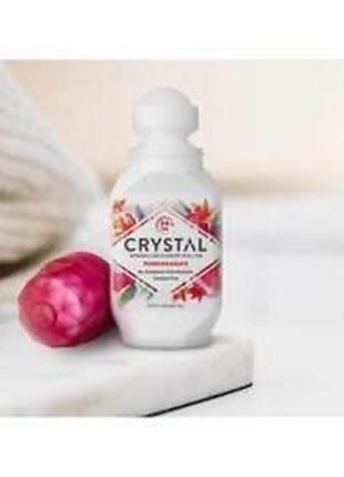 Роликовый дезодорант с ароматом граната crystal essence deodorant roll-on pomegranate