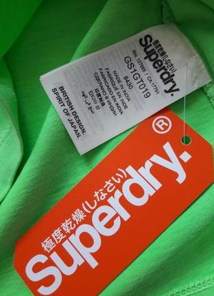 Фирменная хлопковая футболка с логотипом superdry5 фото