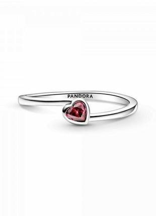 Серебряная кольца кольцо сердце pandora2 фото