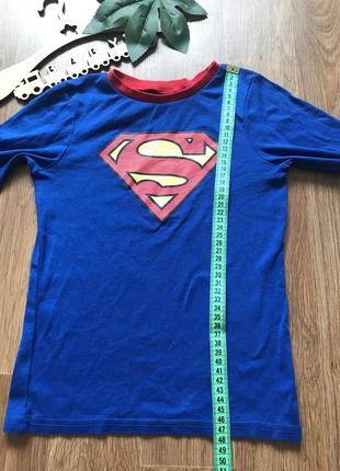 Крутая кофта реглан superman h&m 6-8 лет5 фото