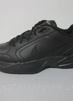 Кроссовки мужские ( 31см 47.5р ) nike air monarch iv black (415445-001) (оригинал)