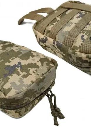 Підсумок аптечка тактична molle піксель зсу mm-14 для рпс, разгрузки або жилету