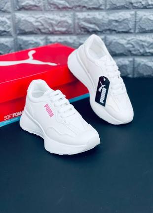 Новинка! женские крассовки puma крассовки белые весенние пума