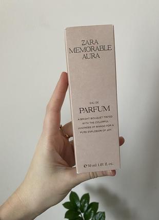 Женские духи memorable aura 30 ml от  zara1 фото