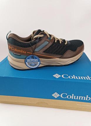 Мужские кожаные легкие кроссовки columbia из waterproof 44,5 размер