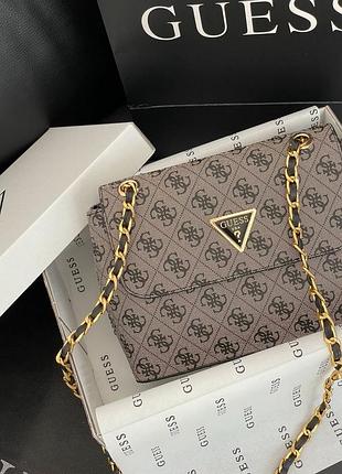 Сумка клатч guess amara grey