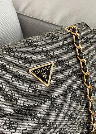 Сумка клатч guess amara grey 4