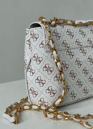 Сумка клатч guess Camera amara white4 фото