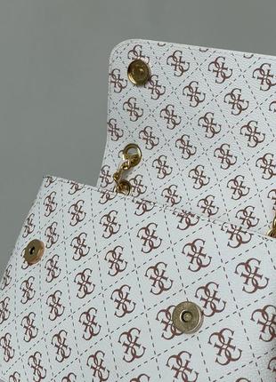 Сумка клатч guess Camera amara white3 фото