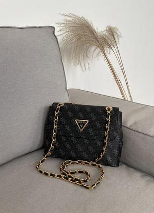 Сумка клатч guess amara black 2