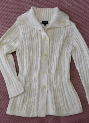 Кардиган белый