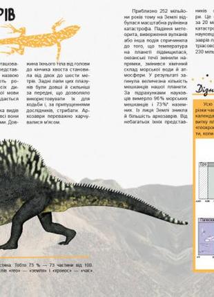 Детская книга мир и его тайны: динозавры 740004 на укр. , лучшая цена2 фото
