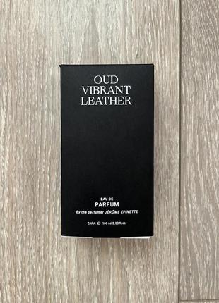 Парфуми zara oud vibrant leather чоловічі духи
