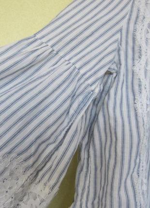 Нежная полосатая блуза от zara3 фото
