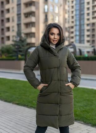 Куртка пальто міді зима осінь