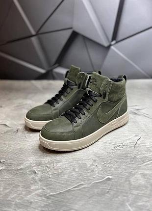 Акция❗️❗️❗️ зимние кроссовки в стиле nike из высококачественной натуральной плотной кожи3 фото