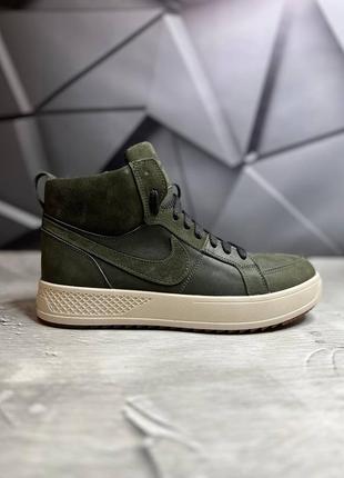 Акция❗️❗️❗️ зимние кроссовки в стиле nike из высококачественной натуральной плотной кожи5 фото