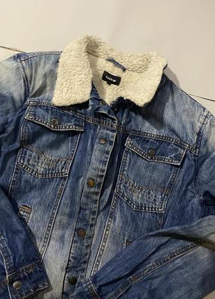 Утеплена джинсова куртка firetrap2 фото