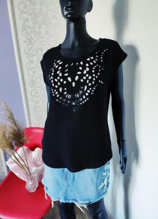 Стильная лёгкая блуза с выбитым рисунком 💣3 фото