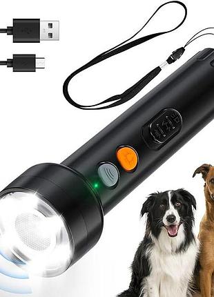 Ультразвуковое устройство bubbacare  портативный ультразвуковой прибор для собак 2-в-1 с фонариком антилай
