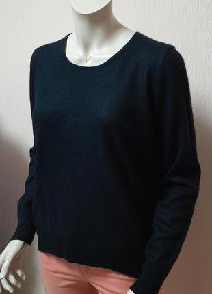 Красивый свитер чёрного цвета шёлк / кашемир от премиального бренда adagio2 фото