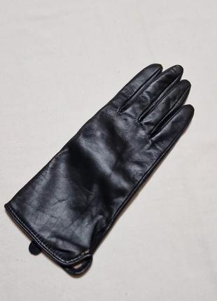 Шкіряна рукавичка h&m xs 6 1/2 перчатки рукавички