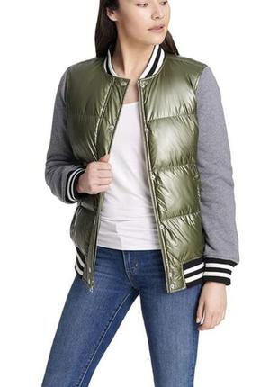 Levis quilted puffer varsity bomber jacket