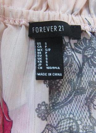 Укороченная легкая блуза от forever 214 фото