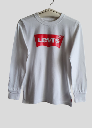 Бавовняний лонгслів  levi's на зріст 164 см