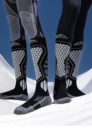 Профессиональные шерстяные высокие лыжные носки go love joy (40-44) compressfit8 фото