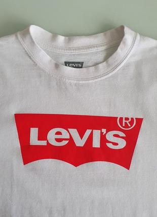 Хлопковый лонгслив levi's,  на рост 164 см3 фото