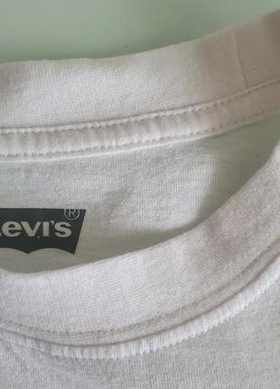 Хлопковый лонгслив levi's,  на рост 164 см5 фото