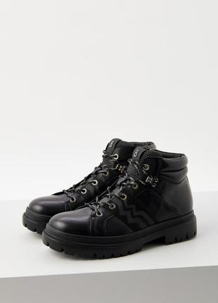 Ботинки мужские демисезонные bogner черные, кожаные, размер 42, 43