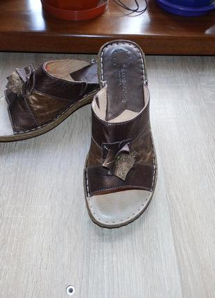 Босоножки , шлёпки , сандалии vera pelle relaxshoe sandal