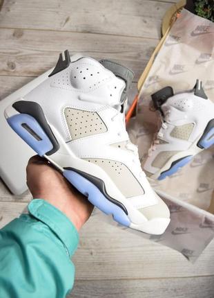 Кросівки чоловічі nike air edilen jordan 6 white