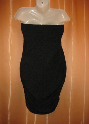 Сексі сукня силуетна плаття по фігурі в обтяжку еластична тягнеться чорна великий розмір елька 408 фото
