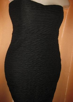 Сексі сукня силуетна плаття по фігурі в обтяжку еластична тягнеться чорна великий розмір елька 4010 фото