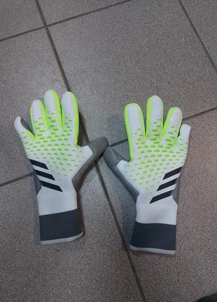 Вратарские перчатки adidas - predator pro bright roya роз 7l