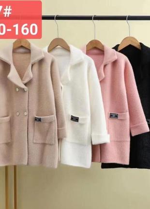 Пальто з альпаки для дівчинки 120-160 см