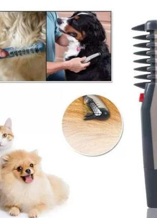 Расческа для шерсти knot out electric pet grooming comb wn-34