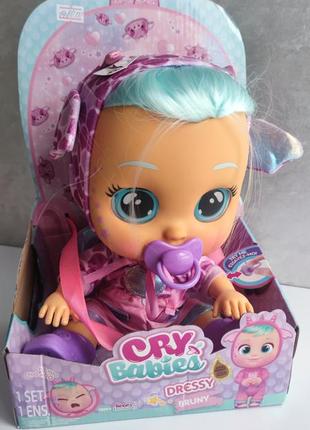 Інтерактивна лялька cry babies dressy fantasy bruny оригінал3 фото