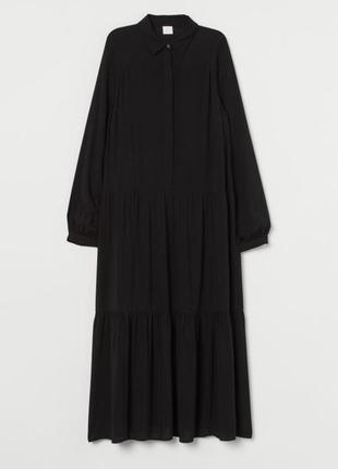 Сукня міді ярусна вільного крою h&m розмір м-s3 фото