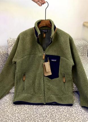 Флісова куртка кофта patagonia fleece sherpa retro x шерпа