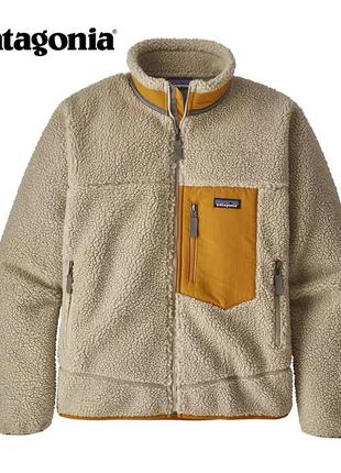 Флісова куртка кофта patagonia fleece sherpa retro x шерпа