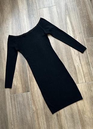 Сукня чорна трикотаж резинка