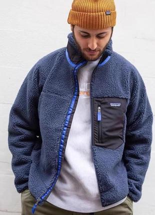 Флісова куртка кофта patagonia fleece sherpa retro x шерпа