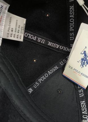 Зимова кепка бейсболка u.s. polo assn оригінал шерсть вовна6 фото